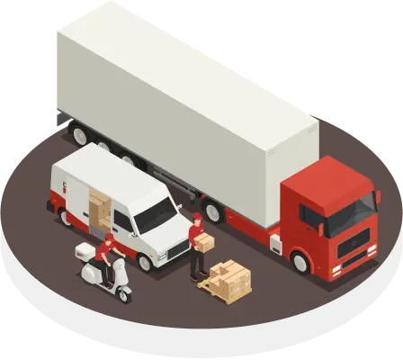 Доставка автомобильным транспортом